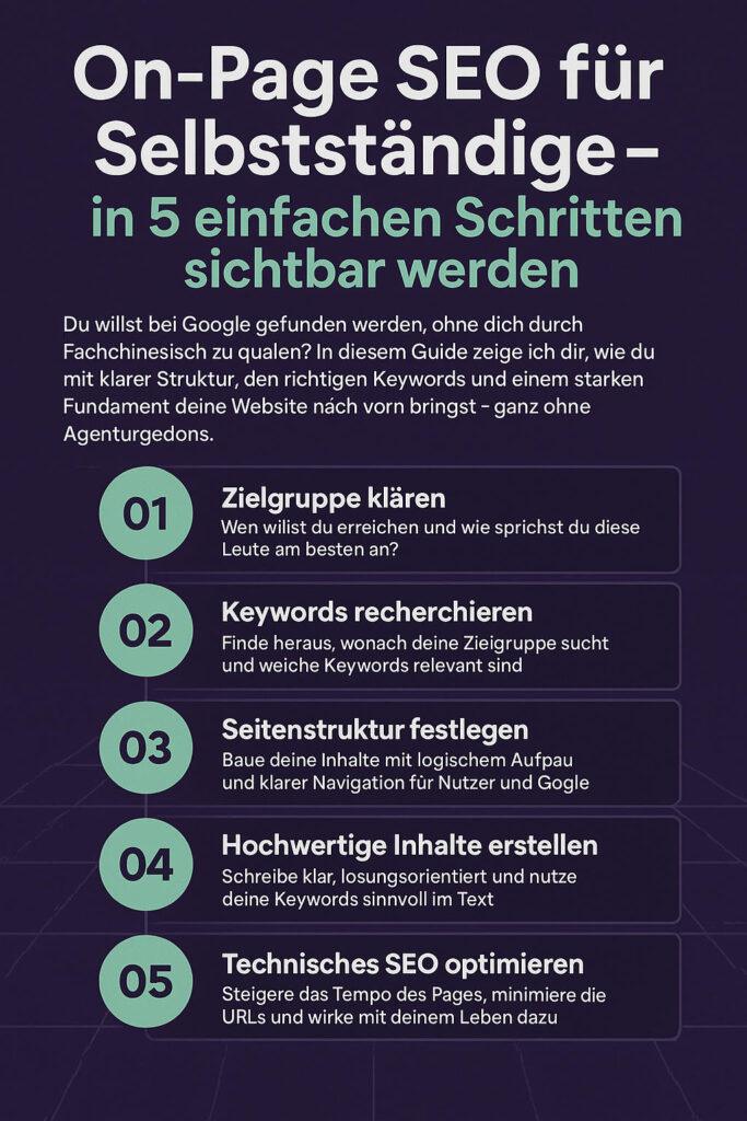 On-Page SEO für Selbstständige in 5 einfachen Schritten 1 On-Page SEO für Selbstständige